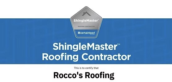 CertainTeed ShingleMaster Roofing Contractor - Rocco's Roofing